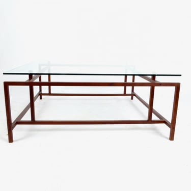 Large Rosewood Coffee Table by Henning Norgaard