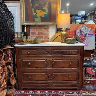 Victorian, marble top chest of drawers