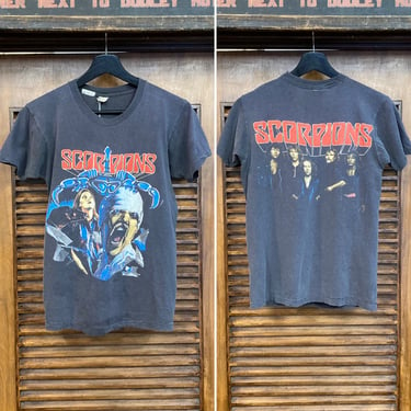 Vintage 1980’s “Scorpions” Heavy Metal Rock Band Screen Stars T-Shirt, 80’s Tee Shirt, 80’s Band Tee, Vintage Clothing 