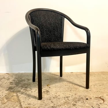 Vintage 80s Post Modern Mid-Century Modern Bentwood Accent Chair 