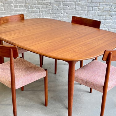 Extra Long Mid Century MODERN Oval Teak DINING TABLE by Morredi, Made in Denmark 