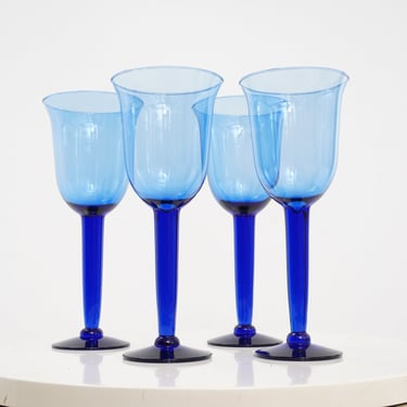 Blue Wine Glass, 1990s 
