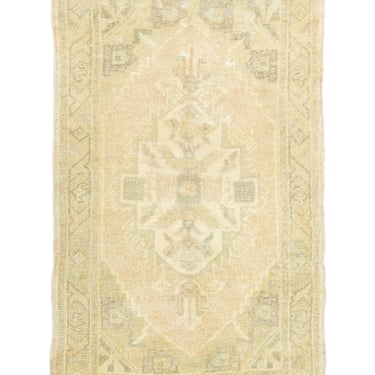 Vintage Turkish Mini Rug No. 654 | 1'10 x 3'6