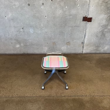 Lucite Desk Task Chair