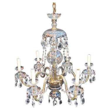 Beautiful and Elegant 1930's Crystal Chandelier