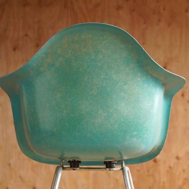 Eames Turquoise Armshell by Herman Miller 