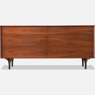 Kipp Stewart & Stewart MacDougall Walnut \u201cDeclaration\u201d Dresser for Drexel