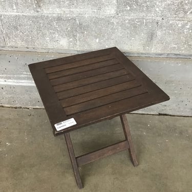 Slatted Outdoor Side Table (Seattle)