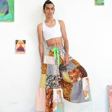 Vintage Fabric Patchwork Pant Les Jesus Pant The Vintage Jesus