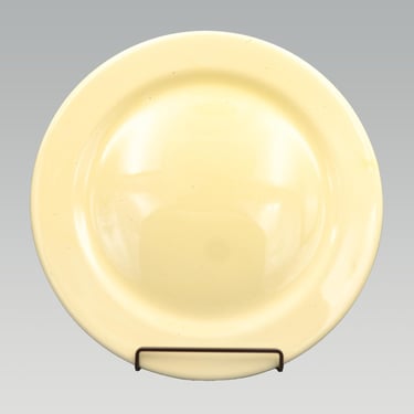 Chop Plate, LuRay Pastels Yellow, Taylor Smith & Taylor TST | Vintage West Virginia Pottery Mid-century Modern Dinnerware 