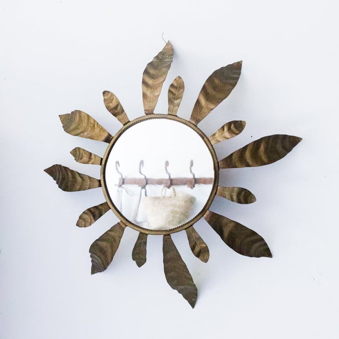 Metal Sunburst Mirror