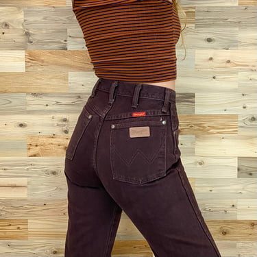 Wrangler Vintage Brown Western Jeans / Size 26 