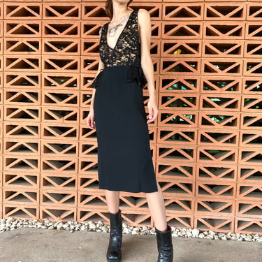 Tome Bespoke Black Lace Dress