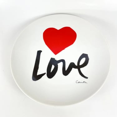 RARE SISTER CORITA KENT Love Limited Edition Pop Art Plate Low #865/10,000