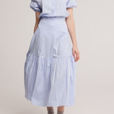 baaby Frou Frou Skirt - Blue Pinstripe