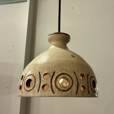 Hand Thrown Ceramic Pendant Lamp