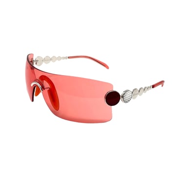 Dior Red Circle Logo Sunglasses