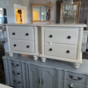 Pair of Adorable Cream Nightstands