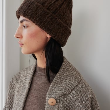 Rib Hat in Cocoa