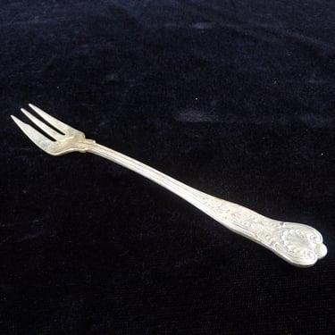ws/(1) US Navy 6&quot; Silver Seafood Cocktail Fork, Officer's Mess