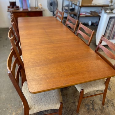 Mid Century Teak Double Butterfly Dining Table Designed by Tom Robertson for A.H. McIntosh