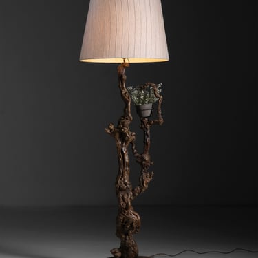 Vine Wood Floor Lamp
