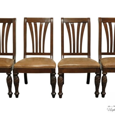 Set of 4 KINCAID FURNITURE Kings Road Collection Rustic Traditional Style Dining Side Chairs 74-063/064 