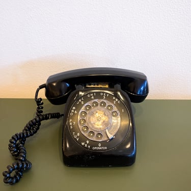 Vintage Black Touch Tone Telephone