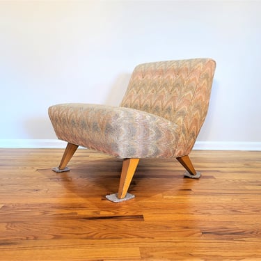 Mid Century Slipper Chair 