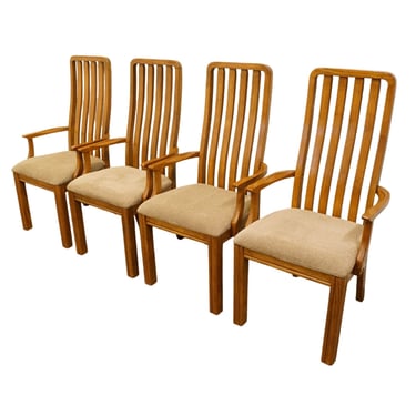 Set of 4 THOMASVILLE FURNITURE Sundance Collection Mission Style Dining Arm Chairs 42821-821 