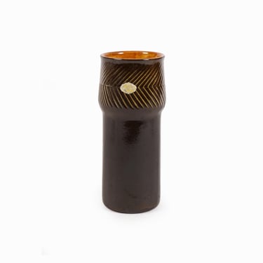 1960-61 Göran Andersson Ceramic Vase Upsala Ekeby Sweden Orust 9017 