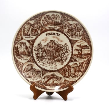 vintage Yosemite souvenir plate 