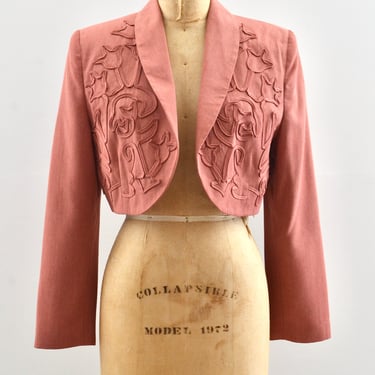 Cropped Soutache Jacket