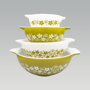 Cinderella Pyrex Spring Blossom Set Set Of Vintage Pyrex Spring