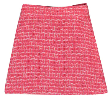 Kate Spade - Pink &amp; Orange Tweed Skirt Sz 2