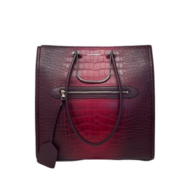 Alexander McQueen Red Leather Tote