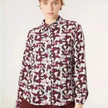 Compañia Fantasica - Psychedelic Floral Print Button Up Shirt