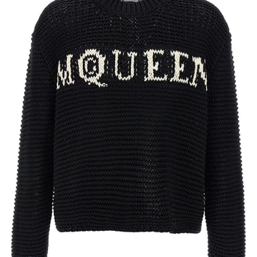 Mcqueen Men Logo Sweater