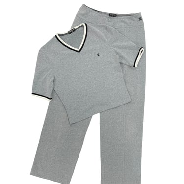 Chanel Grey Logo Sport Set