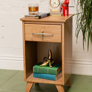 Blonde Vintage Nightstand