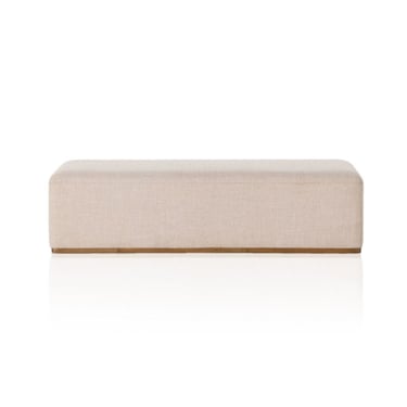 Clive Large Taupe Ottoman by Four Hands AT257-21