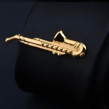 Saxophone Tie Clip 