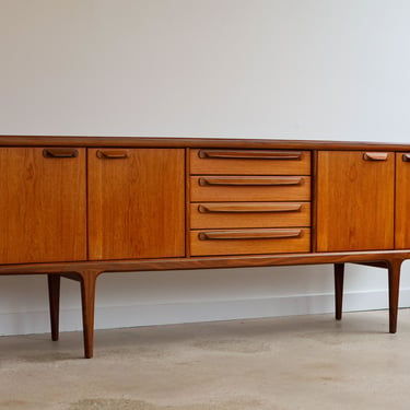 Mid Century Modern Long Teak Sideboard by Younger 