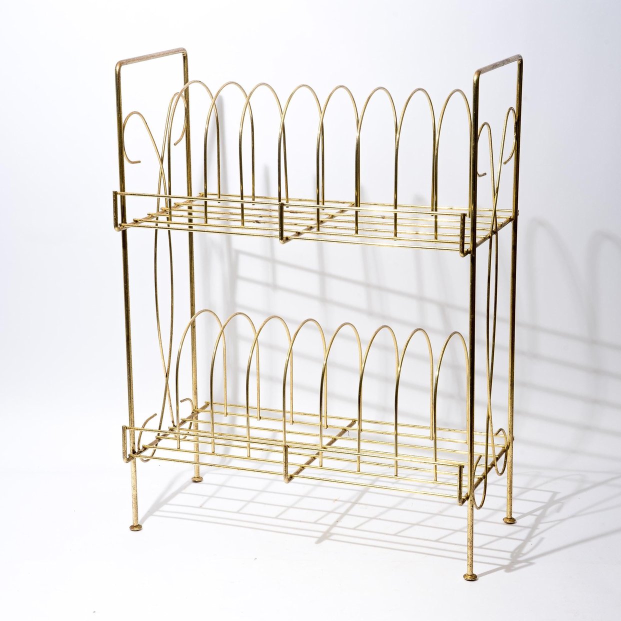 Vintage Mid Century Modern Record Rack, Extra Large | Starr Road Retro ...