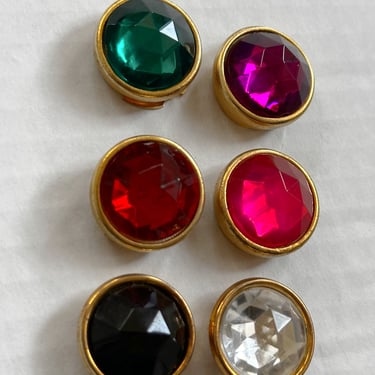 Jeweled Vtg Button Covers