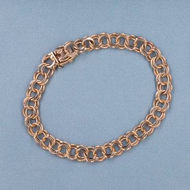 14 Karat Gold Charm Bracelet C. 1950s