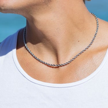 Unisex Men's Thick Stainless Steel Rope Chain - Kaikane 