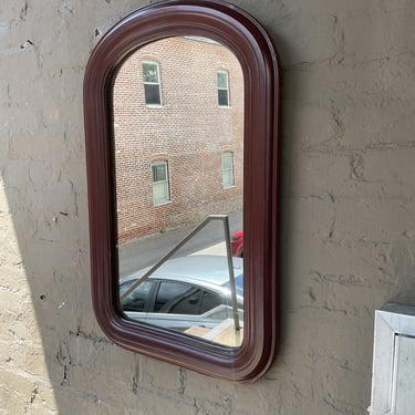 Lacquered Victorian Dome Top Mirror