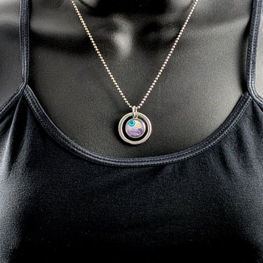 Circle-in-Circle Necklace