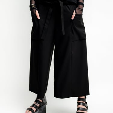 Cropped Wide Leg Pants